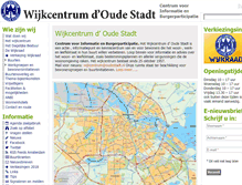 Tablet Screenshot of oudestadt.nl